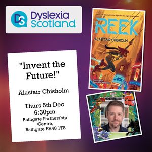 Author Visit – Reek at Dyslexia Scotland