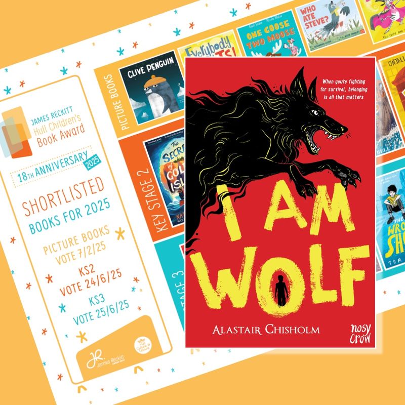 I Am Wolf shortlisted for the 2025 James Reckitt Hull Children's Book Award!