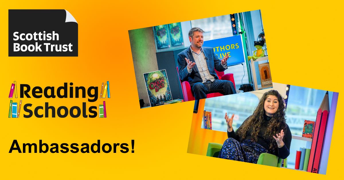 I'm a Scottish Book Trust Reading Schools Ambassador!