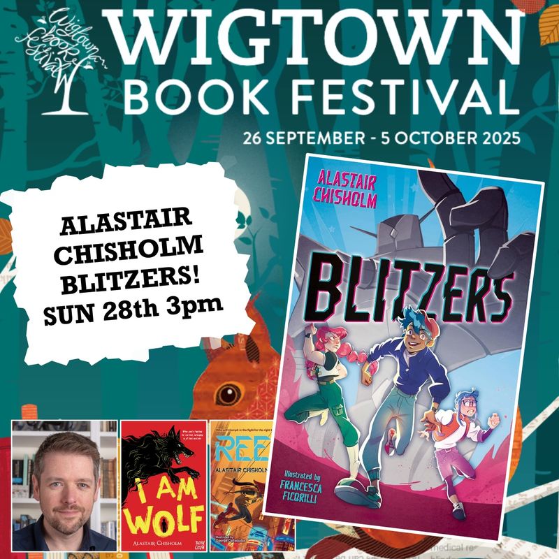 Blitzers at the Wigtown Big Wig Book Festival!