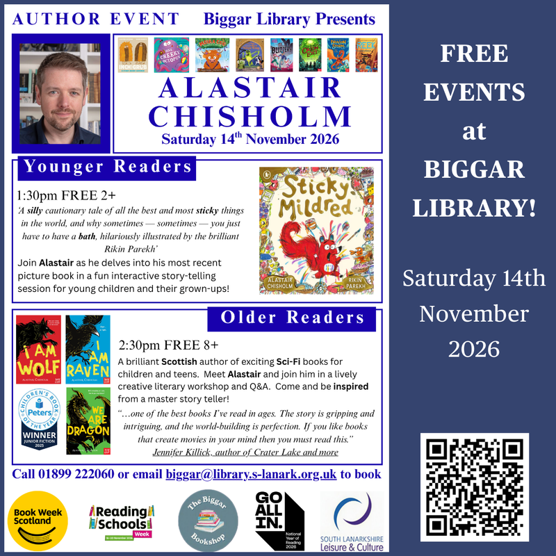 Free Events at Biggar Library this November!