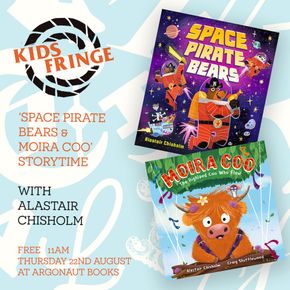 Moira Coo and Space Pirate Bears at the Edinburgh Book Fringe