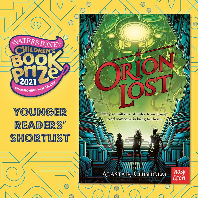 Orion Lost shortlisted for the Waterstones Children's Book Prize!